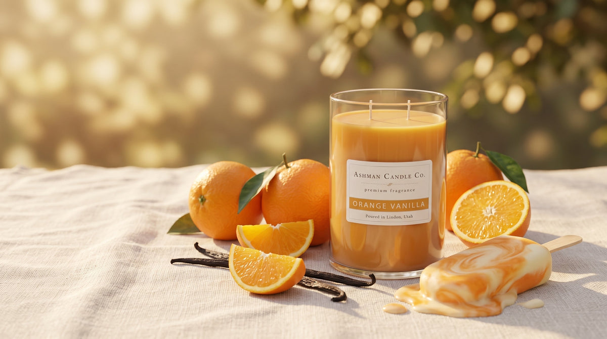 Orange Vanilla: The Nostalgic Summer Candle | Ashman Candles