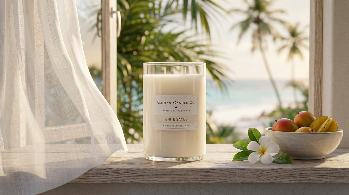Escape the Everyday: Why White Sands is the Perfect Tropical Beach Candle